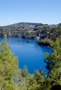 Magnificent Blue Lake